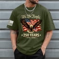 thumbnail image 2 of Mens 4th of July Shirt 250 Years USA Patriotic 4th of July Family Matching T-Shirt (AG,2XL), 2 of 5
