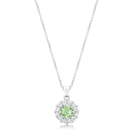 Bella Bridal Pendant In Peridot