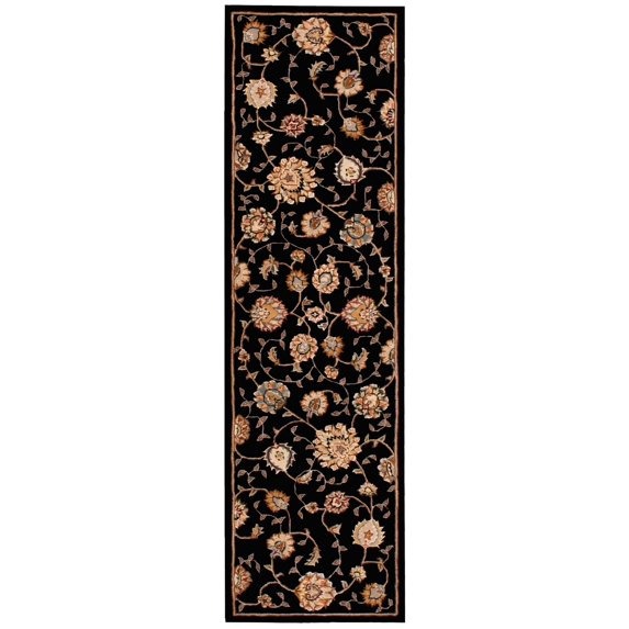 Nourison Nourison 2000 Black Area Rug Black 2'3" x 8' Runner