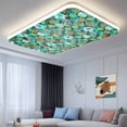 thumbnail image 3 of Ceiling Light Cover for Classroom, Football Rugby Magnetic Fluorescent Light Covers Filter for School,Office, 2X4&nbsp; FT, Pack of 3, Abstract Sports Pattern, 3 of 8