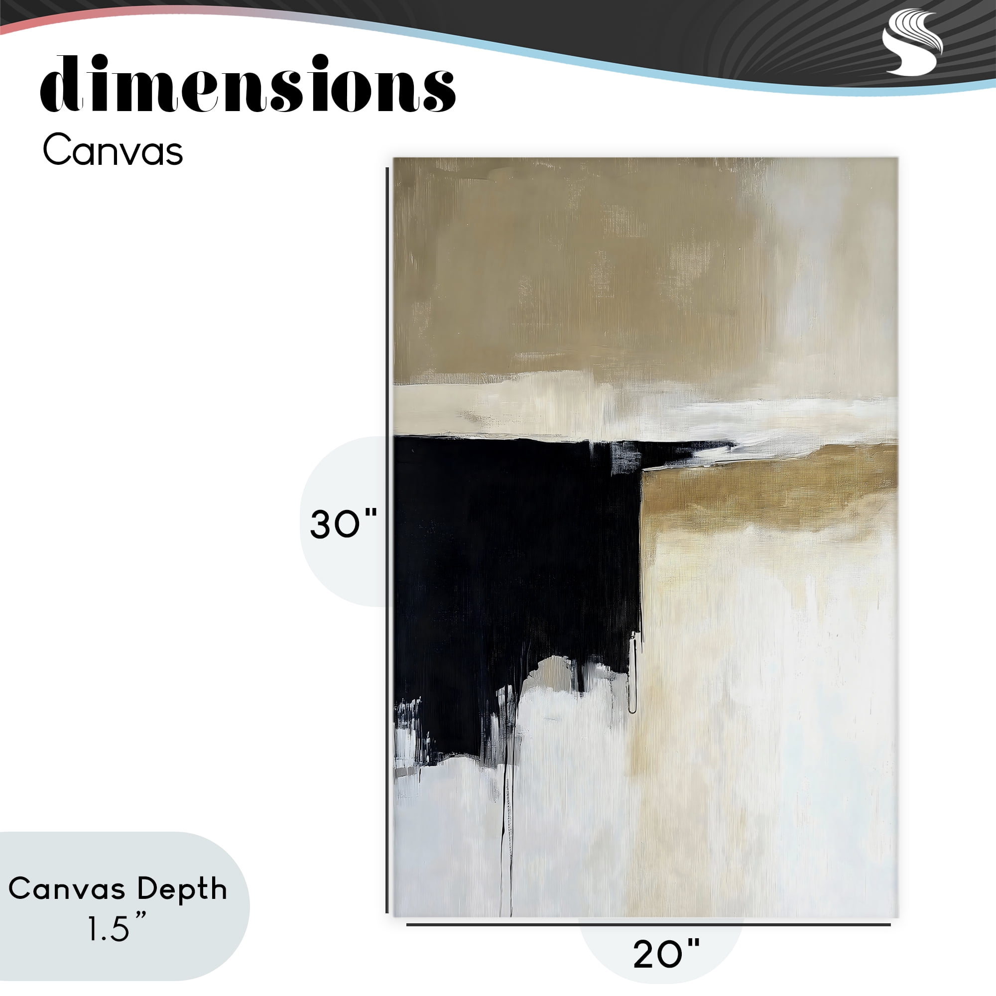 Stupell Industries Desert Shades Muted Neutrals Canvas Wall Art, design by Gina Kelly