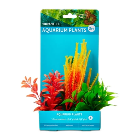 Vibrant Life 3-Piece Aquarium Plants Set