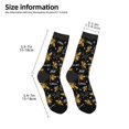 thumbnail image 2 of Honeii Hohey Bee Golden Embroidery Print Children's Colorful Socks,Unisex Kids and Toddlers' Cushioned Sock,Kids Athletic Crew Socks,for Everyday Wear and Sports, 2 of 5