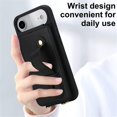 thumbnail image 2 of For IPhone Air Case  Premium PU Leather Wristband Holder With Multiple-Card Slots, Flip Wallet Phone Case With Detachable Crossbody,black,For iPhone Air, 2 of 8
