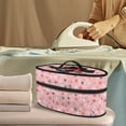thumbnail image 2 of HELLHERO Dachshund Snowflake Pattern Dustproof Travel Home Iron Organizer (11.8x6.69x5.5 In) with Handle Easy Storage Cleaning, Bag Only, 2 of 6