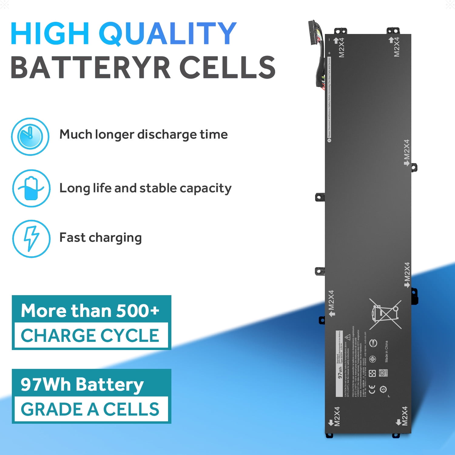 Batterie Dell 6GTPY 97Wh 11.4V/13.35V - 6GTPY Batteries PC