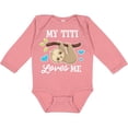 thumbnail image 3 of Inktastic My Titi Loves Me with Sloth and Hearts Boys or Girls Long Sleeve Baby Bodysuit, 3 of 5