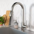 thumbnail image 3 of Keeney B78CBN-SD Single Bowl Kitchen Kit with Urbania Faucet and Dishwasher Connection, Brushed Nickel, 3 of 12