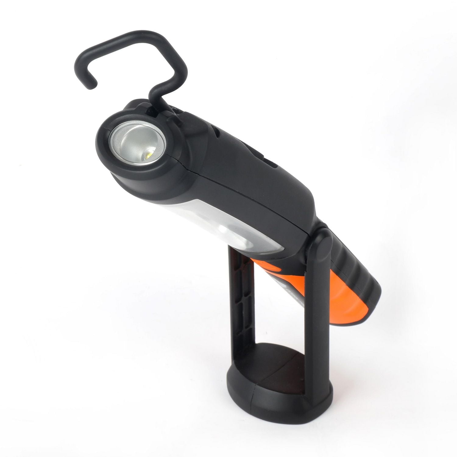 Ozark Trail Portable LED Work Light & Flashlight with Magnet Base & Hanging Hook, Battery Operated, Multi Purpose & Portable