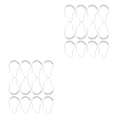 thumbnail image 1 of Wosthever 12 piezas de ganchos enrollables para cortina de ducha, ganchos para barra de baño, anillos, accesorios universales para habitación del hogar, Type2 NO2 Wosthever CBP227740, 1 of 6