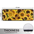 thumbnail image 5 of Kitchen Rugs Sets Of 2,Green Leaf Sunflower Pattern Anti Fatigue Kitchen Mat Rugs Non Slip Washable,Decorative Kitchen Floor Mats for Kitchen,Sink,Laundry,17"x47"+17"x47", 5 of 5