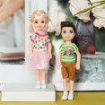 thumbnail image 3 of ONEST 10 juegos de minimuñecas de 5 pulgadas con ropa para muñecas, trajes de fiesta, accesorios para muñecas para niños, 3 of 5
