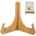 thumbnail image 1 of Miangastore Plate Display Stand Wooden Easel Holder Photo Display Holder Tabletop Decor Decorative Plate Holder Counter Cookbook Stand, 1 of 8