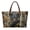 Bear Forest, variant on ZUXONGSY Bear Forest Print Handle Handbag for Women Pu Leather Tote Bag Waterproof Top Handle Satchel with Inner Pocket for Excursions Shopping