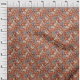 thumbnail image 3 of oneOoneVelvetBrownFabricAnimalWithFlowerQuiltingSuppliesPrintSewingFabricByTheYard58InchWide, 3 of 4
