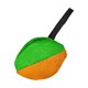 thumbnail image 1 of Pelota de mordida para perros, juguete de enriquecimiento cómodo con asa, juguete de pelota para perros Verde Naranja, 1 of 9