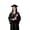 Black, variant on Graduation Cap and Gown for Adults 2026 Tassel Graduation Gown Set for High School College