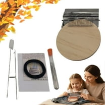 Patchmaker 2.0 Kit, Loom Knitting Kit for Beginners, Mini Portable Patch Darning Loom Kit, Patchwork Weaving Tool Set for Quickly Sewing Repair, Sewing Craft Supplies(21 Needles)