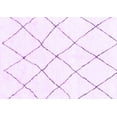 thumbnail image 1 of Ahgly Company Indoor Rectangle Solid Purple Modern Area Rugs, 6' x 9', 1 of 4