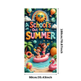 thumbnail image 3 of Decorative Design School's Out Summer Banner Colorful Theme Vacation Banner Kids Party for Summer Celebration Outdoor Activity Holiday Fun, 3 of 8