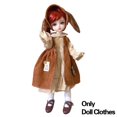 thumbnail image 1 of Vêtements de Poupée 30cm, Ensemble de Tenue de Poupée BJD Multistyles Dessin Animé 1/6, Cadeau Robe Mini Poupée DIY pour C2K8, 1 of 6