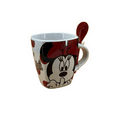 thumbnail image 2 of Disney 9 oz Minnie Mouse White Ceramic Spoon Mug, 2 of 5