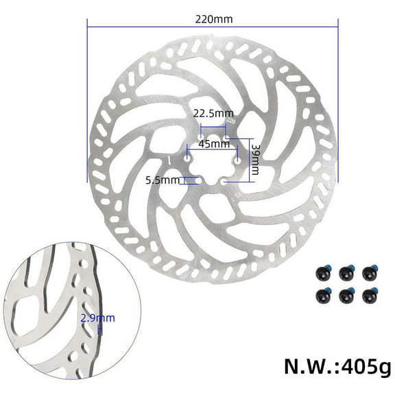 For Talaria For X3 And Mfor X3 Compatible 220Mm Steel Disc Brakes Available