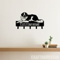 thumbnail image 2 of Craftnamesign Custom St. Bernard Dog Metal Key Holder, Decorative Key Holder, Metal Coat Rack, 2 of 5