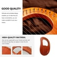 thumbnail image 3 of KONTONTY 1 Set Ancient Style Lyre Harp Wooden Body String Instrument for Beginners Gift Giving, 3 of 8