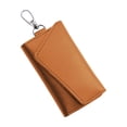 thumbnail image 2 of Fiudx Ofertas flash del día Funda para llave de coche de piel de vaca, funda para llave de casa, funda para llave para hombre, brillante sin rebabas, 2 of 6