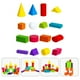 thumbnail image 3 of 1 juego de bloques geométricos sólidos, juguetes didácticos de matemáticas, material didáctico geométrico, 3 of 8