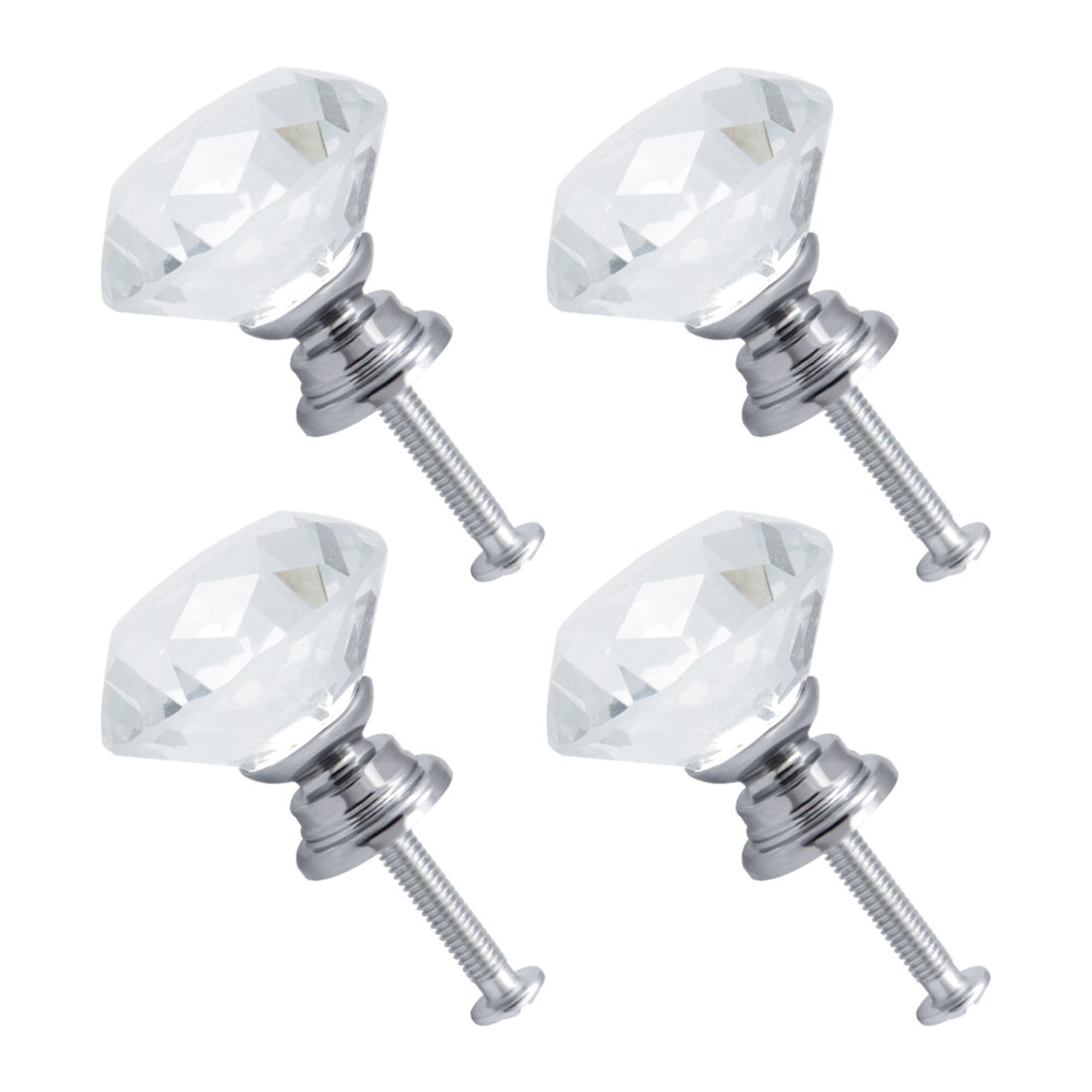 30mm Crystal Knobs Wardrobe Dresser Door Knobs Pull Handle Knob for