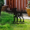 thumbnail image 4 of Memorial Pet Grave Markers for Dogs,Metal Garden Stake Plaque with Waterproof Design, Outdoor Pet Headstone for Cemetery, Yard or Garden, Personalized Pet Memorial Decor & Graveside Remembrance Gift, 4 of 7