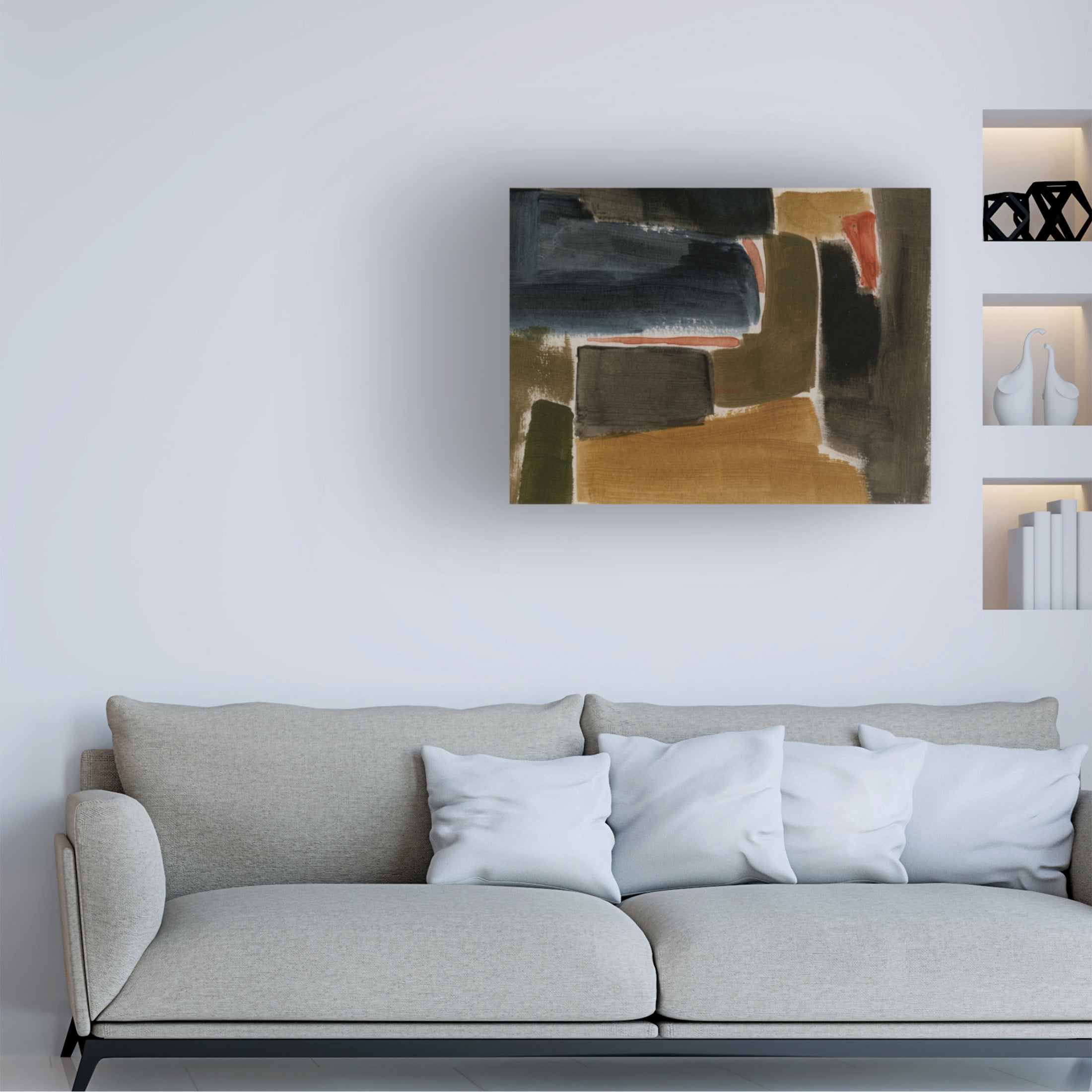 Canvas Wall Art - Victoria Barnes 'Of the Earth I' Wall Art for Living Room, Bedroom, or Office Décor by Trademark Fine Art - 32 x 24 Inches