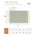 thumbnail image 2 of Sage Green Buffalo Plaid Washable Area Rug 3'x5',Farmhouse Green White Checkered Woven Cotton Tassels Kitchen Rugs,Non Slip Indoor Door Mat Throw Carpet for Entryway Living Room Nursery Laundry Room, 2 of 9