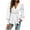 White, variant on Lenpel Blouses for Women Ruffle Lantern Long Sleeve Cross Deep V Neck Pleated Tie Front Tunic Tops Dressy Casual Shirts(Wine,X-Large)