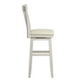 thumbnail image 2 of Weston Home Sheena Bar Stool with Swivel, Antique White, 2 of 5