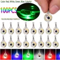 thumbnail image 2 of 10-100PCS LED Attracting Fish Light Eye Shape Fishing Lure Light Underwater Eye Shape Fishing Squid Fishing Bait Luminous Lures Multicolor light 100PCS, 2 of 6