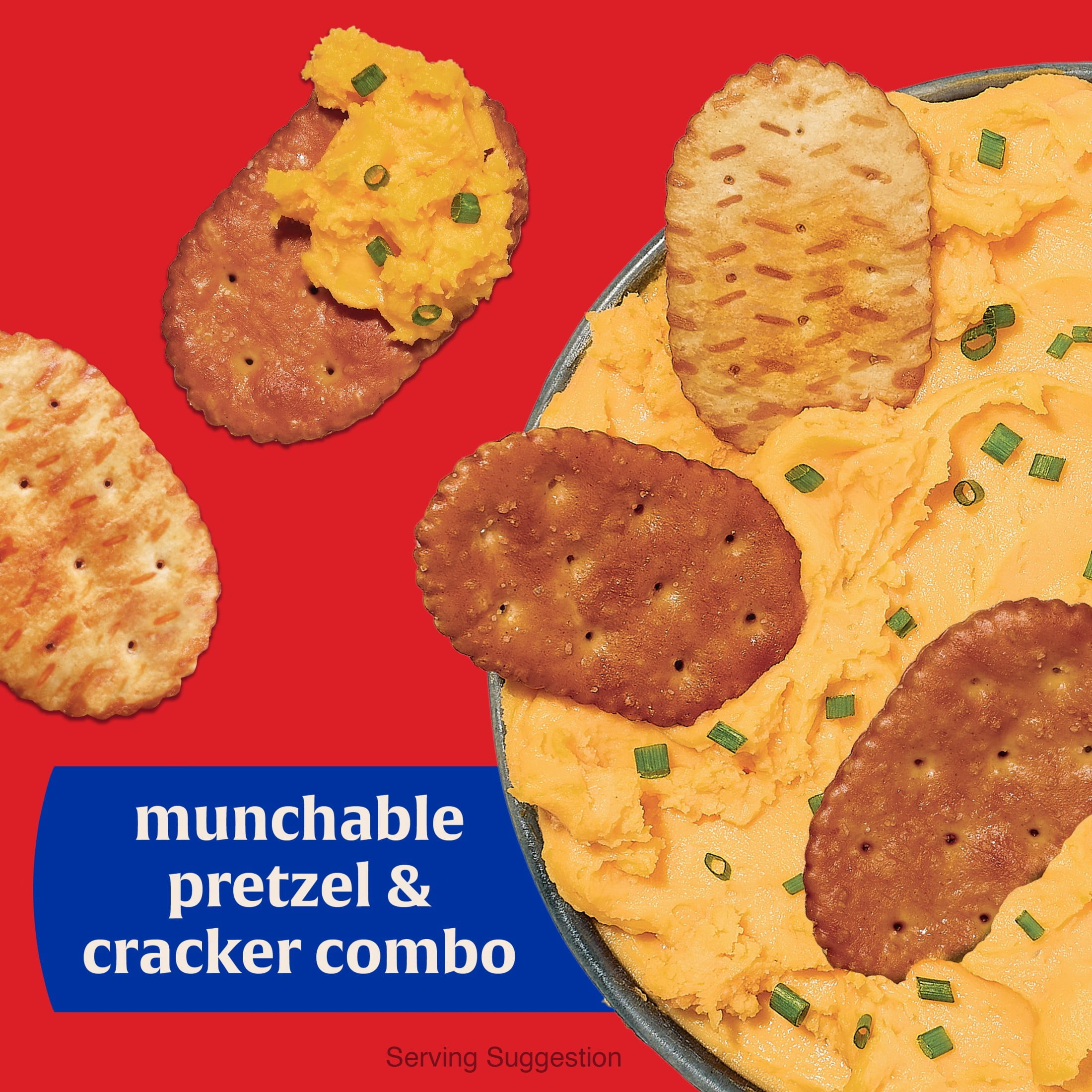 Town House FlipSides Original Oven Baked Crackers, Salty Snacks, 9.2 oz