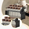thumbnail image 4 of jifeng Coffee Bean Seal Tubes Display Rack 21.5x9x8cm Portable Multifunctional for Efficient Portion Control Lightweight Wooden Base Long and Short Tubes, 4 of 8