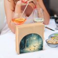 thumbnail image 3 of Yayeee Napkin Holder for Table Set of 2 Kitchen Paper Tissue Organization, Night Forest Scene, 3 of 8