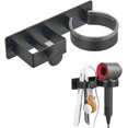 thumbnail image 2 of Hair Dryer Holder Wall Mounted Stainless Steel 2 in 1 Organizer for Bathroom Styling Tools, 2 of 2