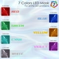 thumbnail image 3 of Máscara de terapia de luz facial LED HXDZFX de 7 colores para el acné, 3 of 7