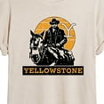 thumbnail image 3 of Yellowstone - Rip Riding Horseback - Women's Oversized T-Shirt, 3 of 6