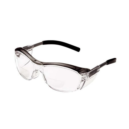 

3M Nuvo Reader Protective Eyewear 11435-00000-20 Clear Lens Gray Frame +2.0 Diopter