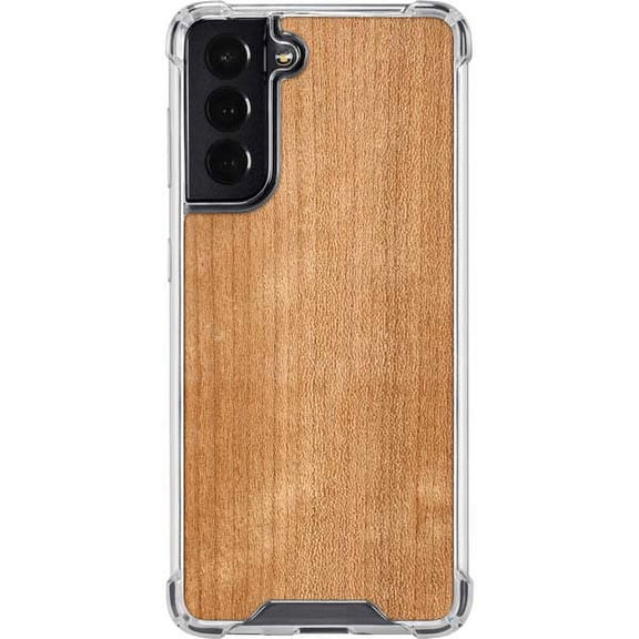 Skinit Wood Natural Wood Galaxy S22 Clear Case
