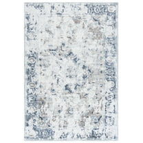 SAFAVIEH Mirage Bethanie Distressed Area Rug, Blue/Creme, 6' x 9'