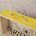 thumbnail image 3 of Adventure Archive Box, Travel Shadow Box, Ticket Shadow Box with Slot, 8Inch Memory Boxes for Keepsakes, 3 of 5