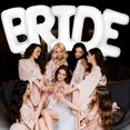 thumbnail image 4 of , Giant Bride Balloons White - 40 Inch | Bachelorette Party Decorations | White Bride Balloon for Bridal Shower Decorations | Bridal Shower Balloon | Bachelorette Balloons, 4 of 9