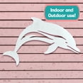 thumbnail image 6 of Outdoor Dolphin Sign – Coastal Beach House Wall Decor, PVC Dolphin Indoor Outdoor Use, Nautical Marine Animal Decor for Pool, Shed, Garage (17.5 Inch), 6 of 8